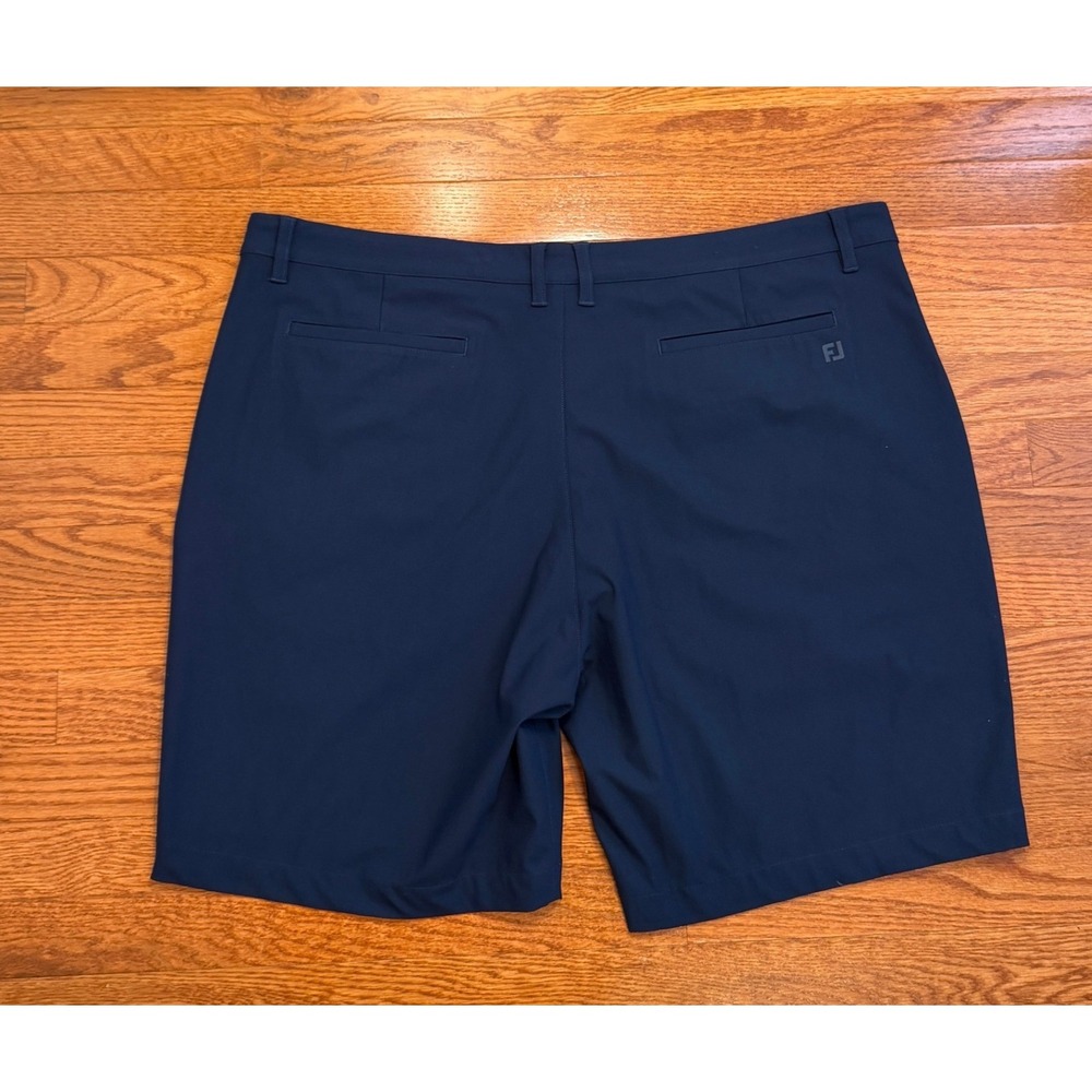 FootJoy Pace Performance Golf Shorts Mens 42 Navy Blue 9" Chino Activewear